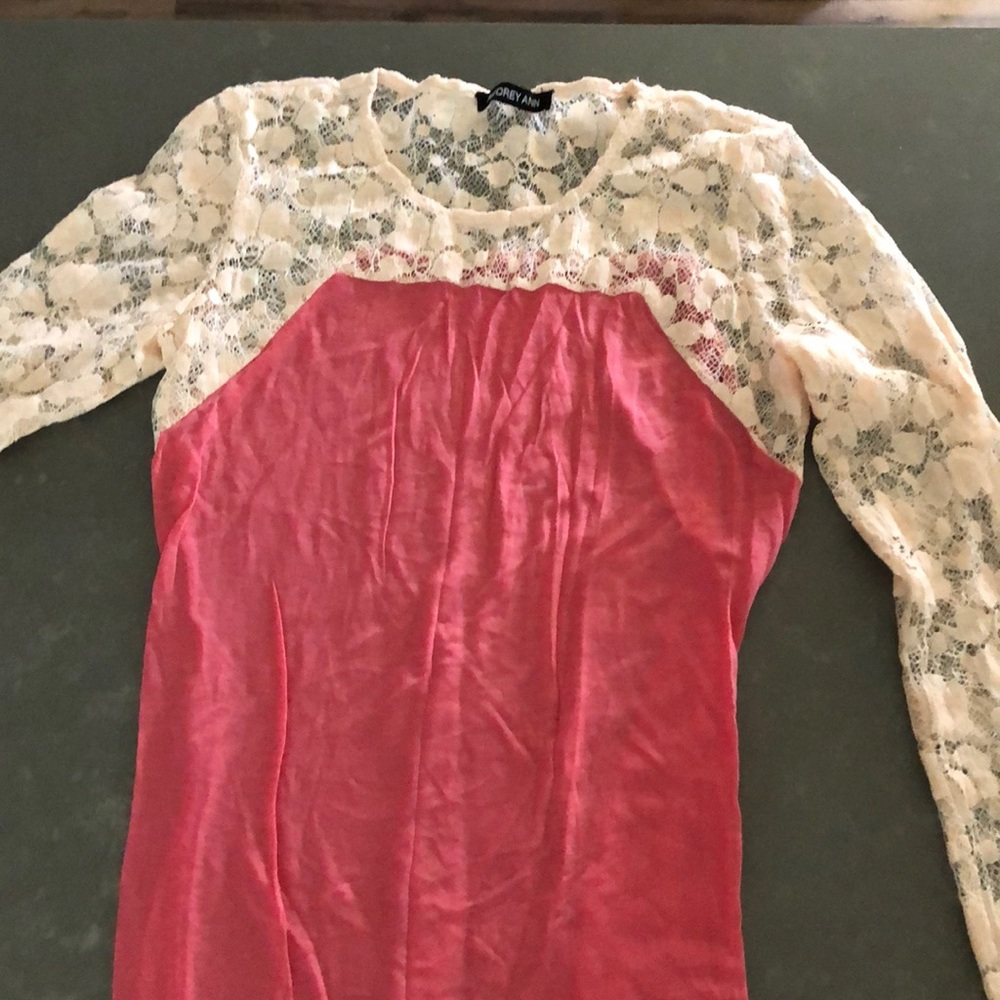 Long sleeve Lacey tunic NWOT